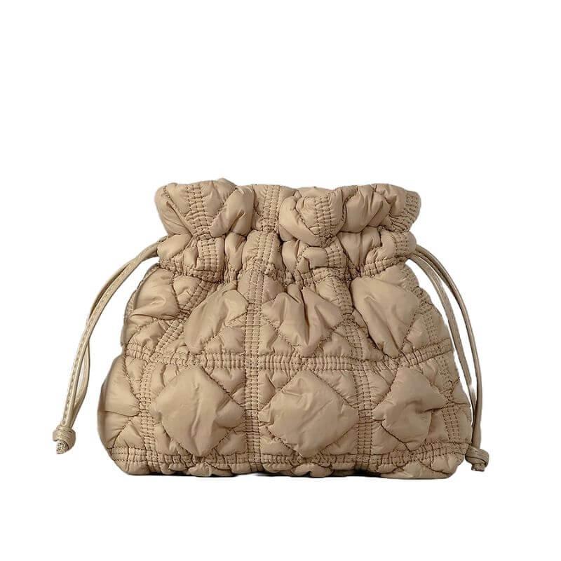 Bolsa Tiracolo Acolchoada Louise Marrom