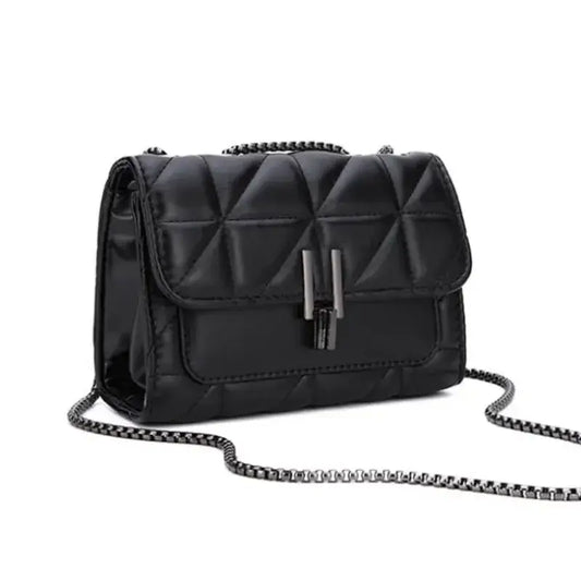 Bolsa Tiracolo com Corrente Griss Preto
