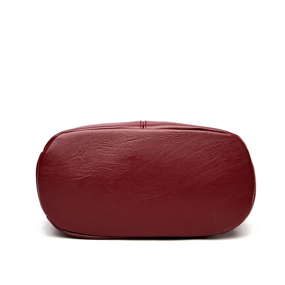 Bolsa Tiracolo de Couro Balida Vermelho