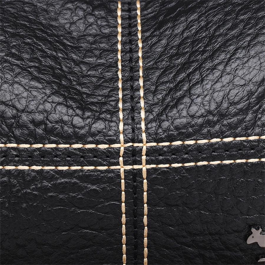 Bolsa Tiracolo de Couro Mush Preto