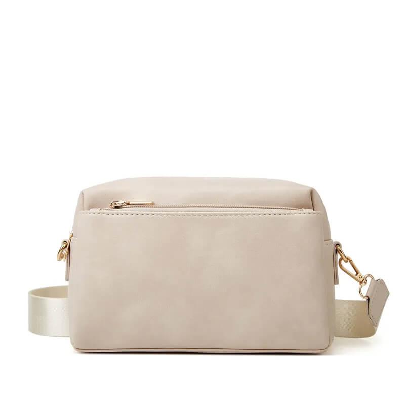 Bolsa Tiracolo de Couro Sarah Branco