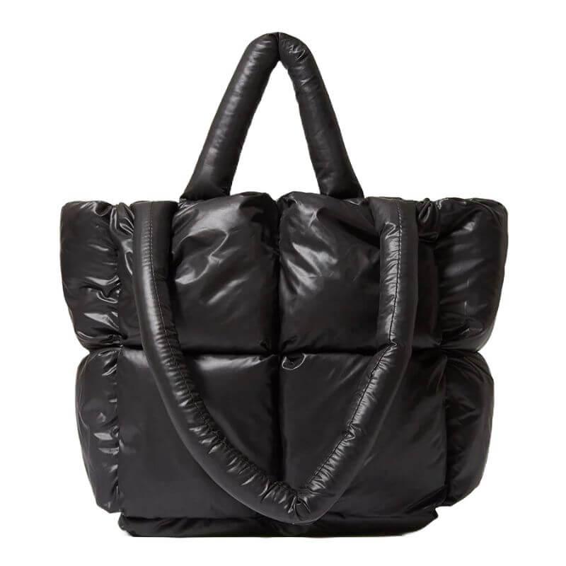 Bolsa Tote Acolchoada Elena Preto
