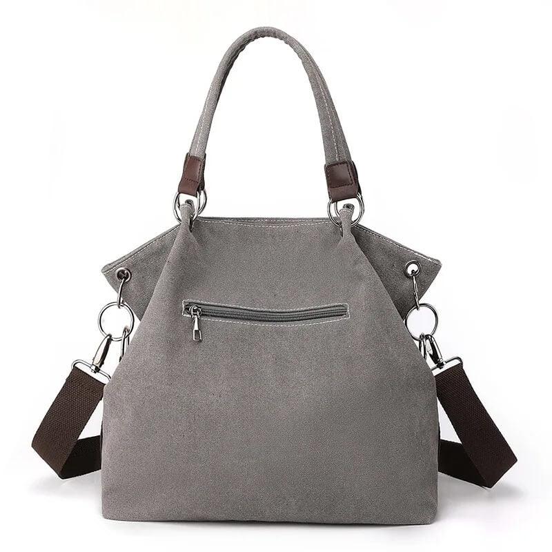 Bolsa Tote Xadrez Elen Cinza