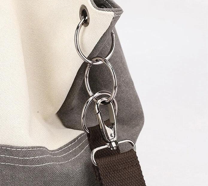 Bolsa Tote Xadrez Elen Cinza