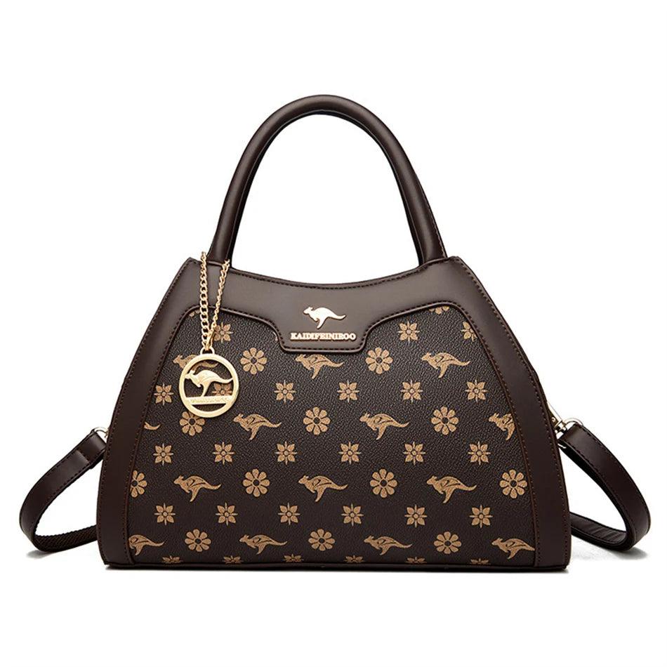Bolsa Tote de Couro Amelia Cafe
