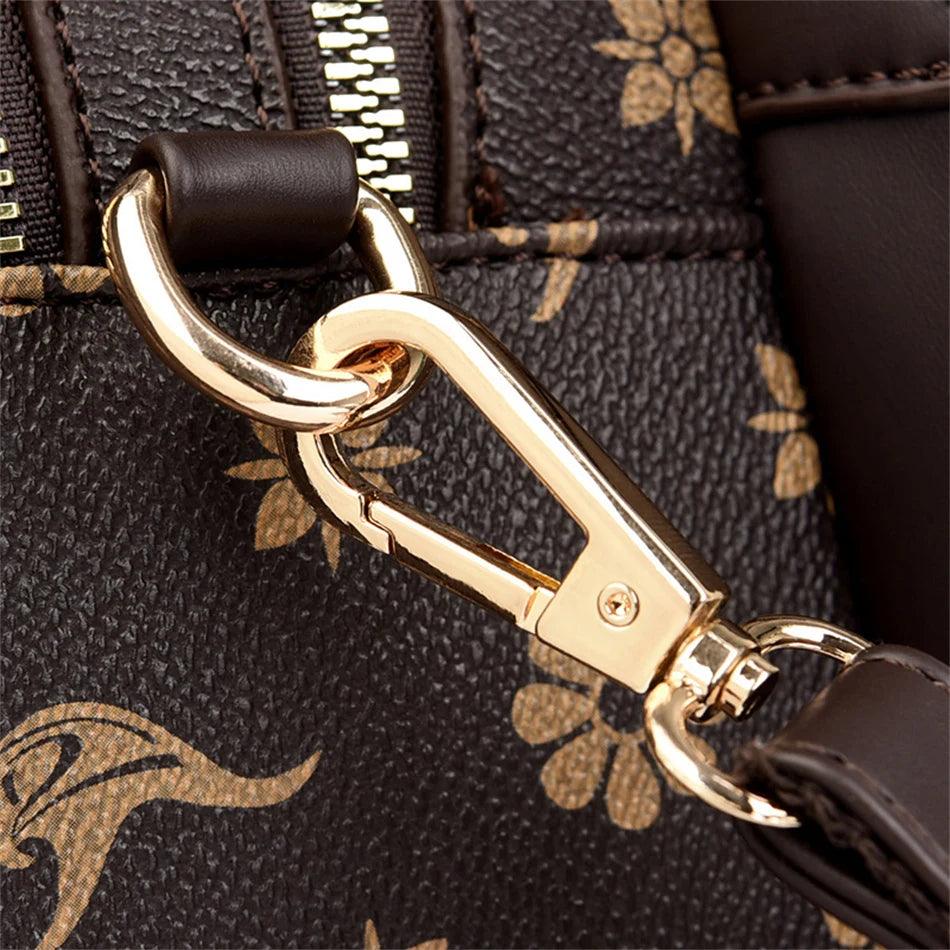 Bolsa Tote de Couro Amelia Cafe