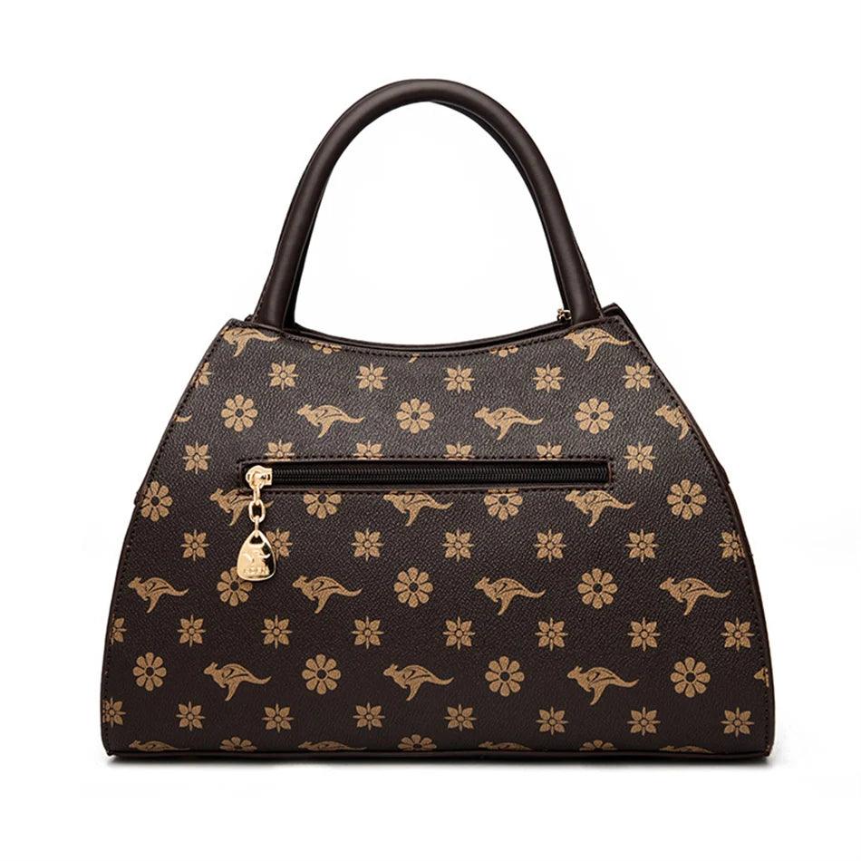Bolsa Tote de Couro Amelia Cafe