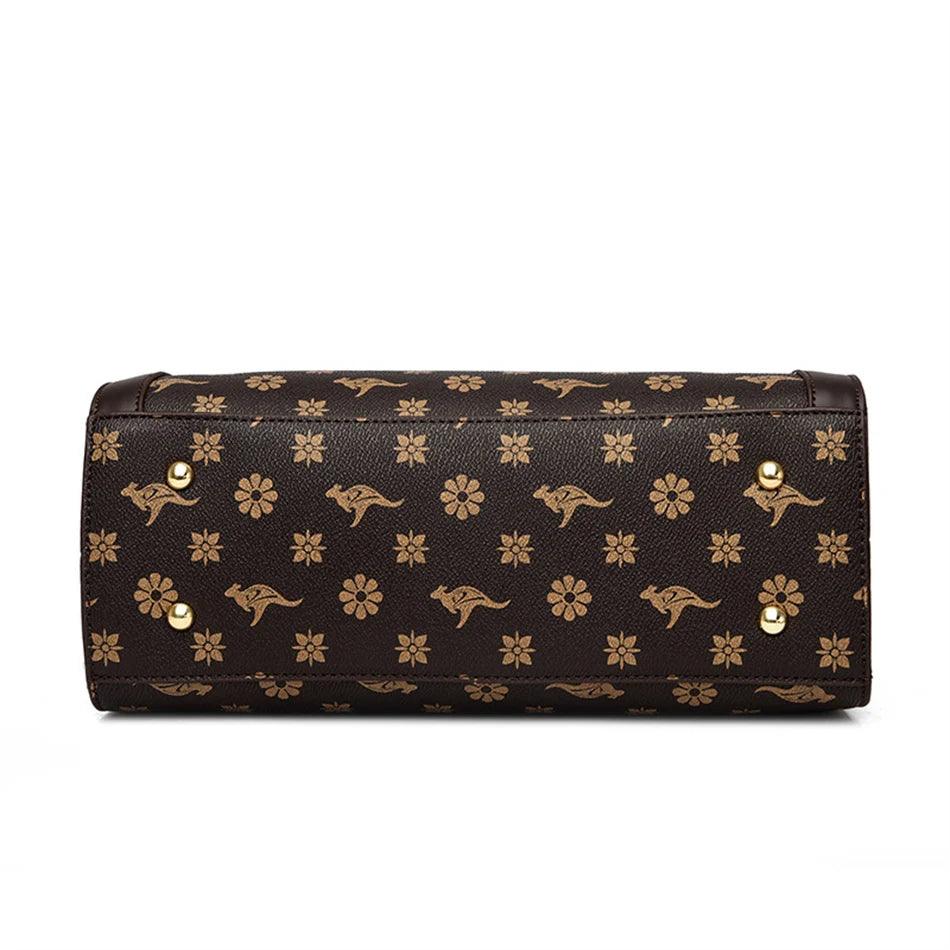 Bolsa Tote de Couro Amelia Cafe