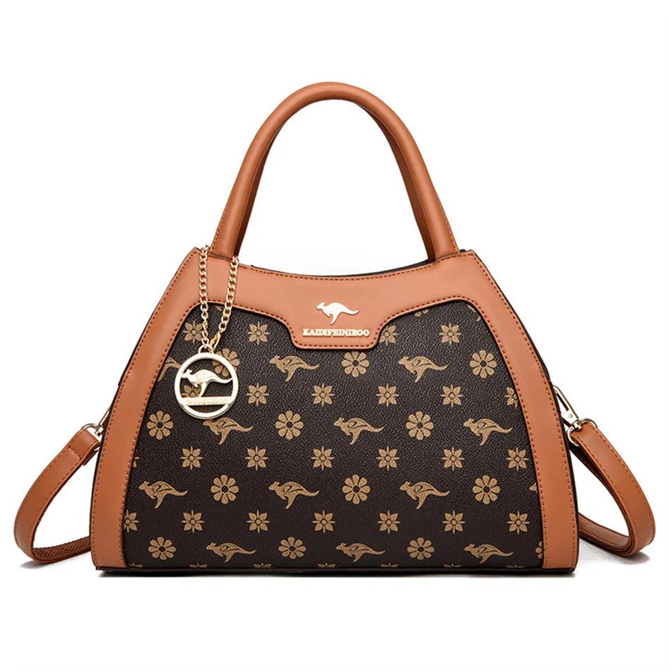Bolsa Tote de Couro Amelia Terracota