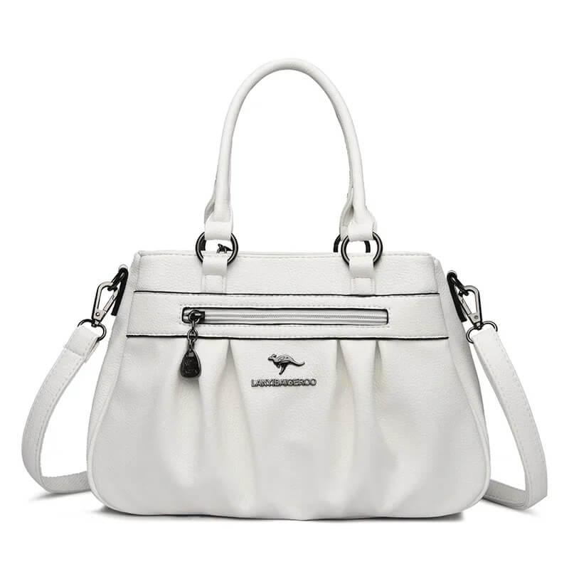 Bolsa Tote de Couro Kaidifein Branco