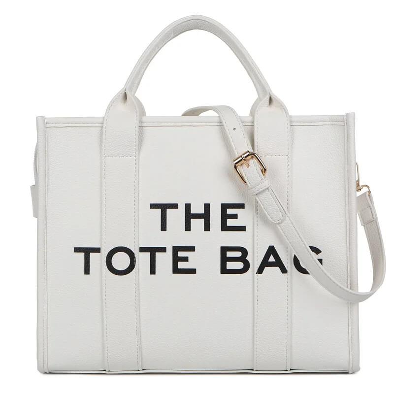 Bolsa Tote de Couro Mona Branco