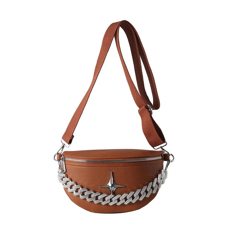 Bolsa Transversal Estelar Marrom