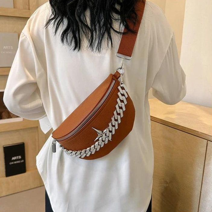 Bolsa Transversal Estelar Marrom