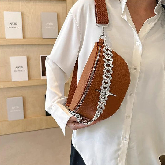 Bolsa Transversal Estelar Marrom