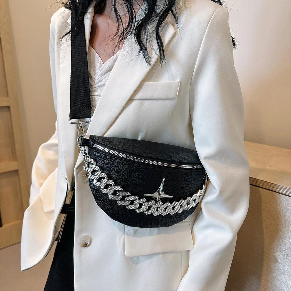 Bolsa Transversal Estelar Preto