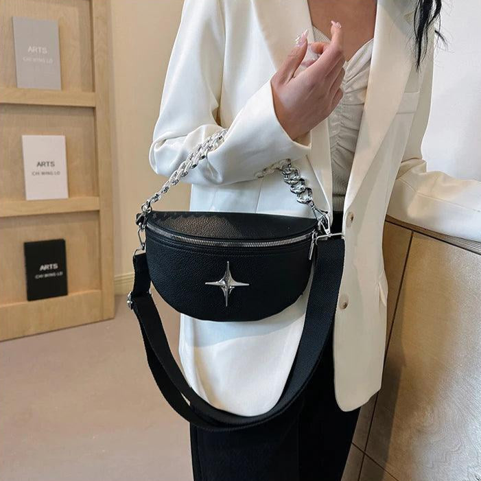 Bolsa Transversal Estelar Preto