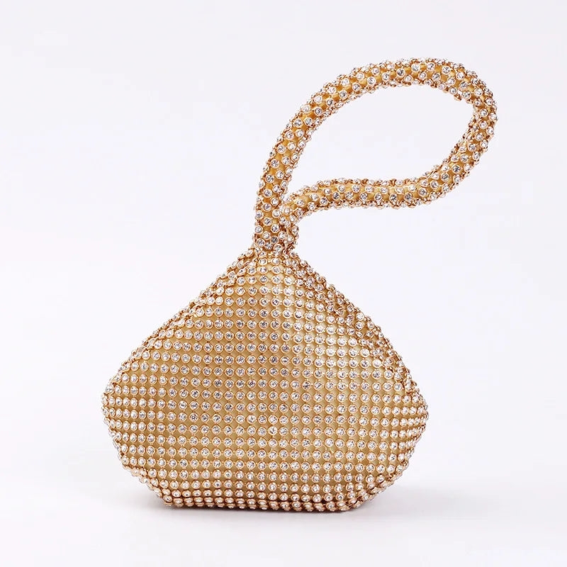 Bolsa de Mão Strass Mariana Dourado