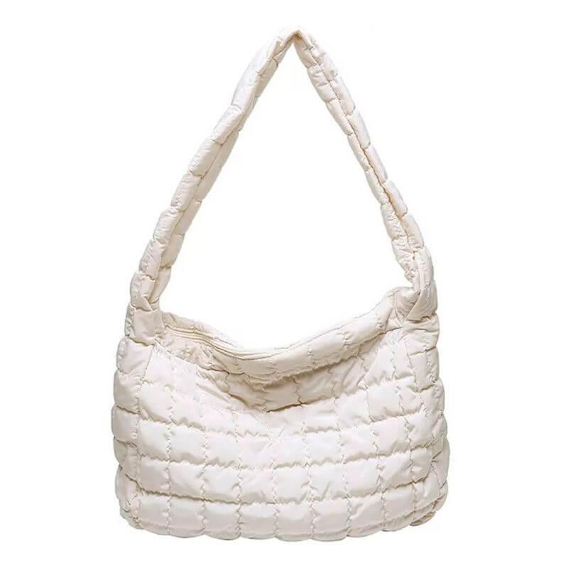Bolsa de Ombro Acolchoada Rissa Branco
