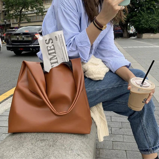 Bolsa de Ombro Vintage Serena Marrom