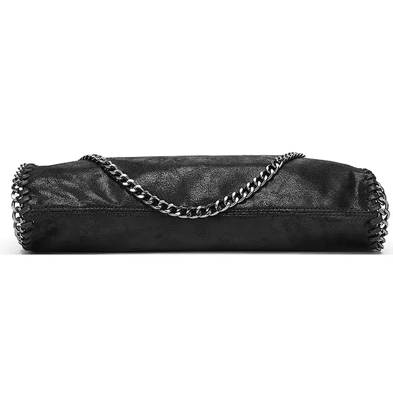 Bolsa de Ombro com Corrente D'Luna Preto