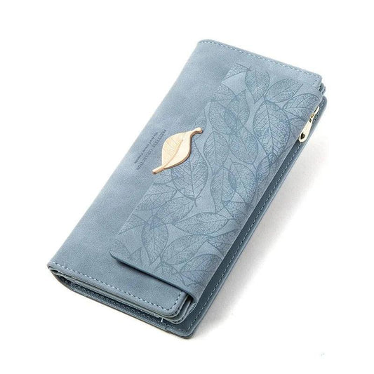Carteira Feminina Foliage Azul