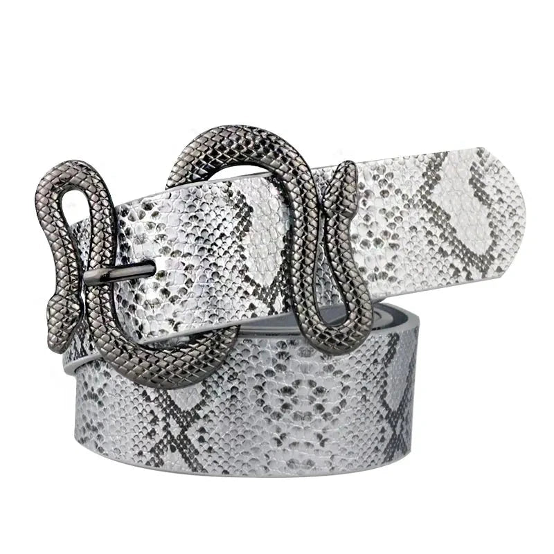 Cinto de Couro Cobra Feminino