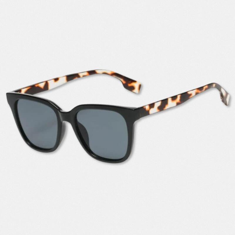 Óculos de Sol Feminino Leopardo Lisa Preto