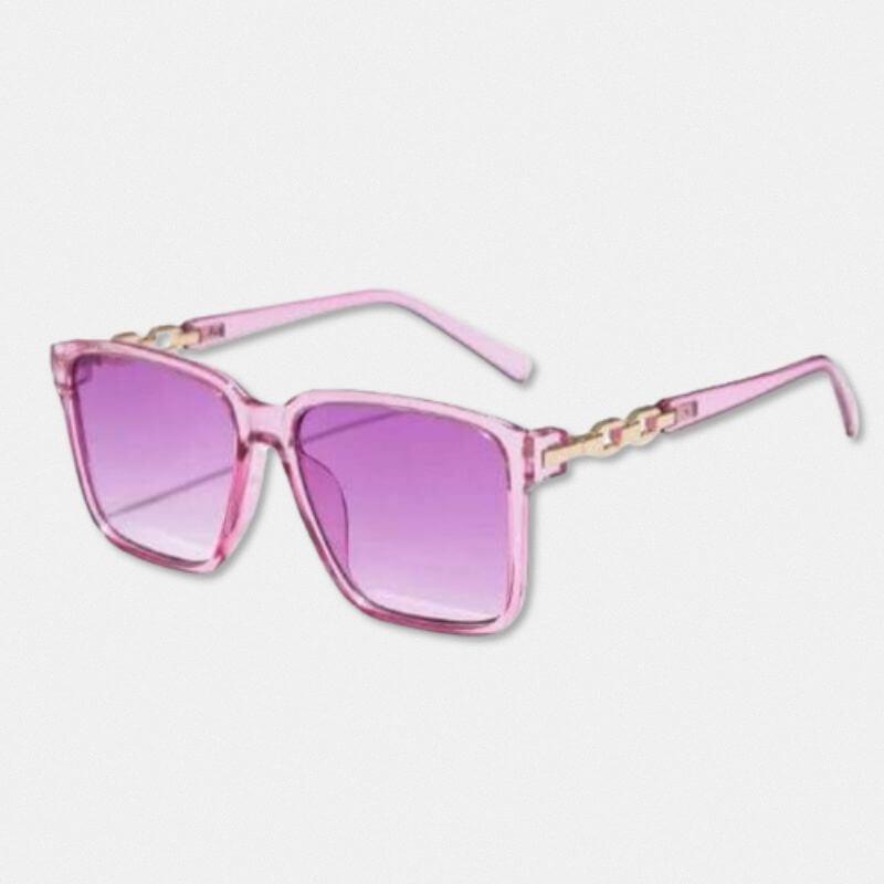 Óculos de Sol Quadrado Feminino Meysi Roxo