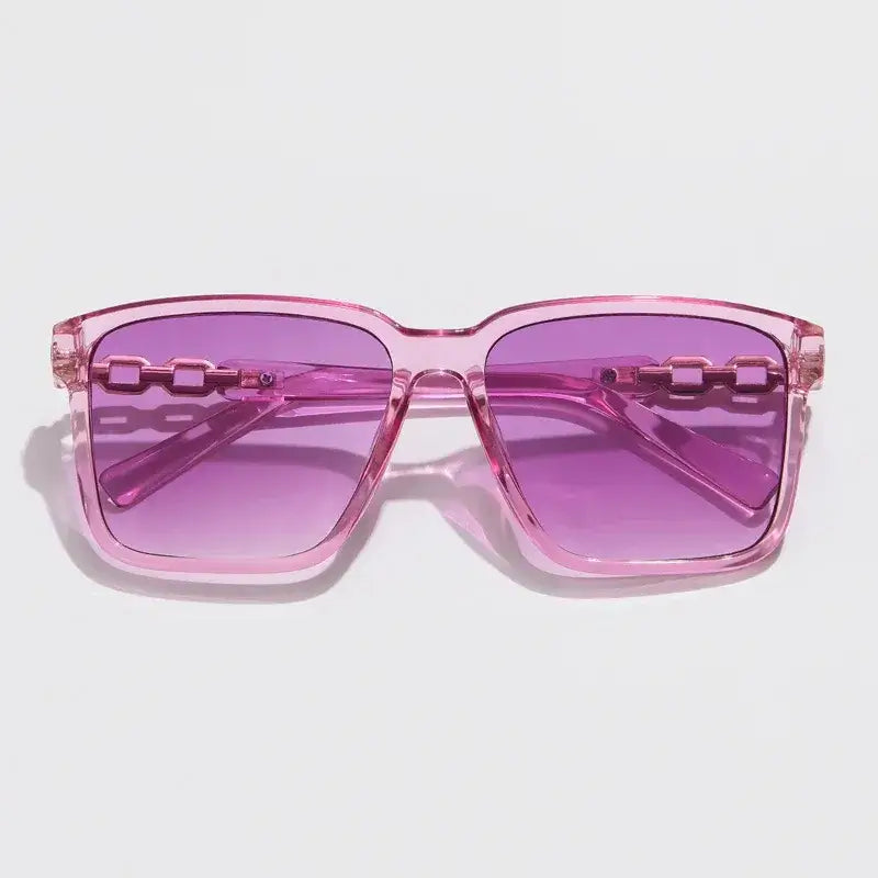 Óculos de Sol Quadrado Feminino Meysi Roxo