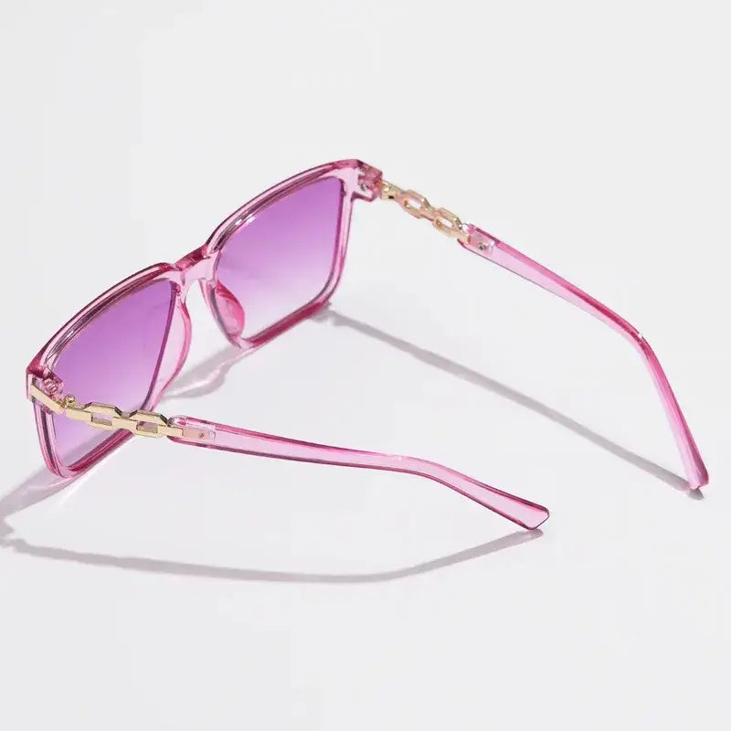 Óculos de Sol Quadrado Feminino Meysi Roxo