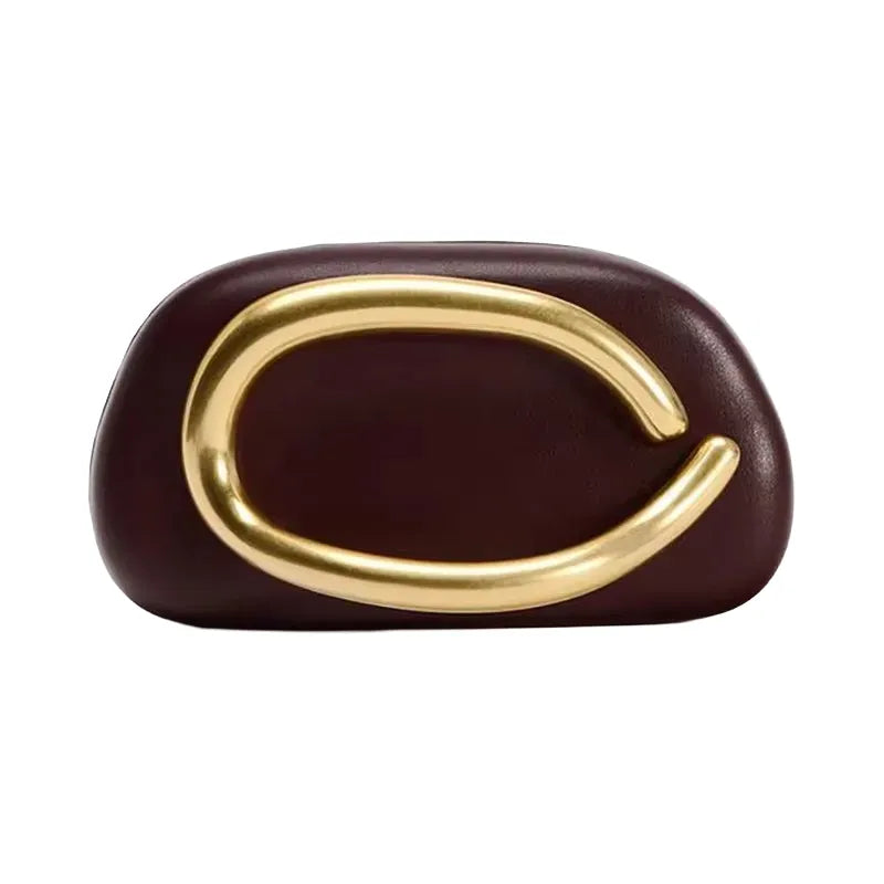 Bolsa Clutch com Alça Philippa Chocolate