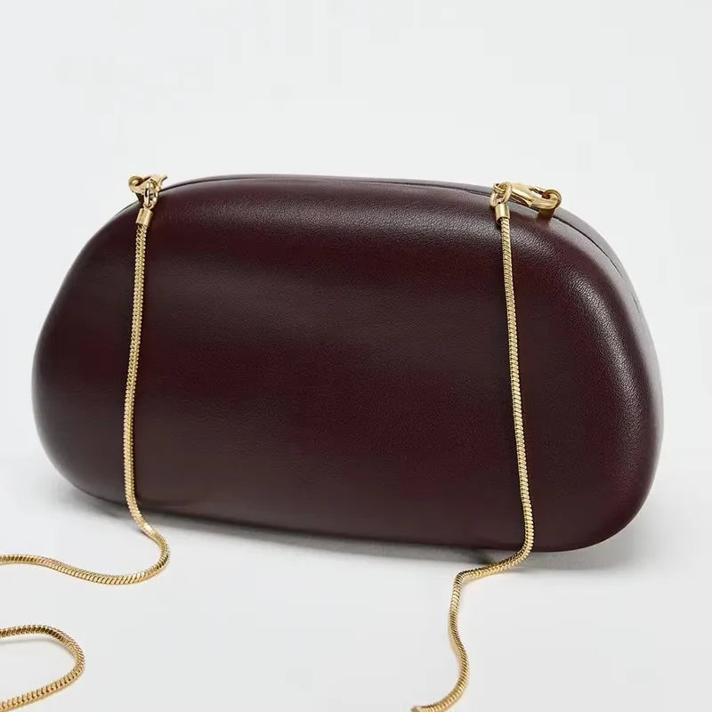 Bolsa Clutch com Alça Philippa Chocolate