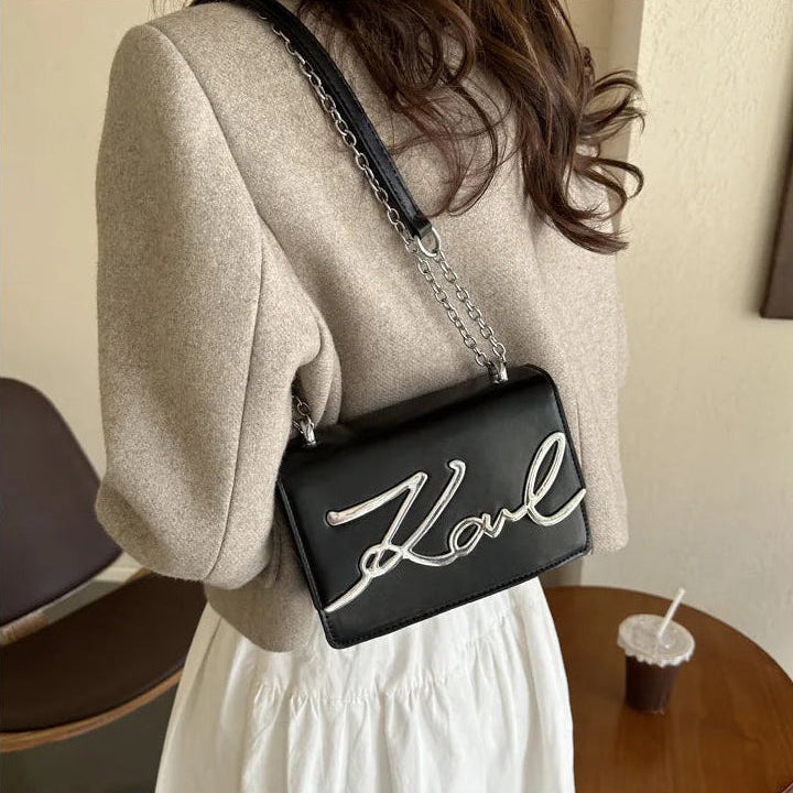 Bolsa tiracolo feminina karl preto modelo 2