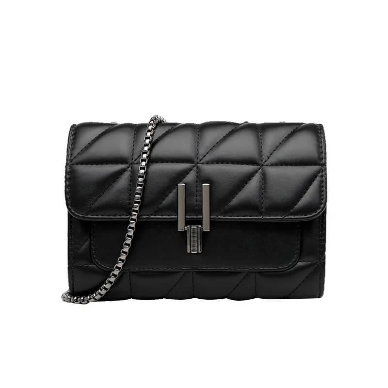 Bolsa Tiracolo com Corrente Griss Preto