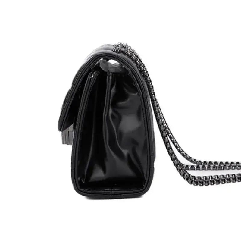Bolsa Tiracolo com Corrente Griss Preto