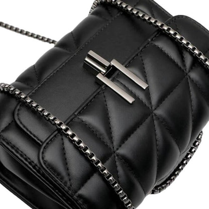 Bolsa Tiracolo com Corrente Griss Preto