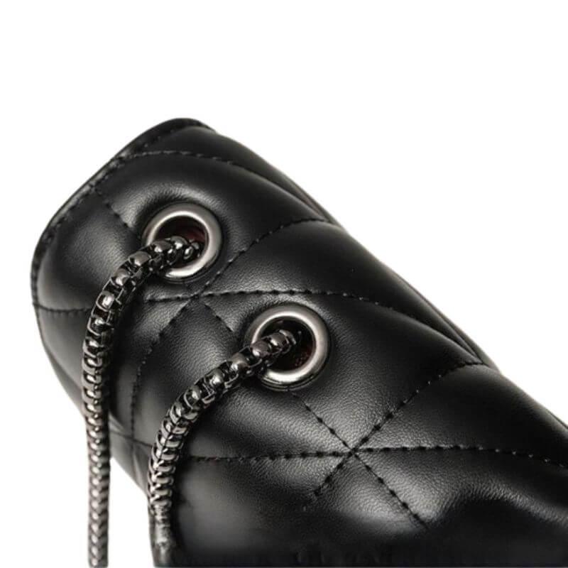 Bolsa Tiracolo com Corrente Griss Preto