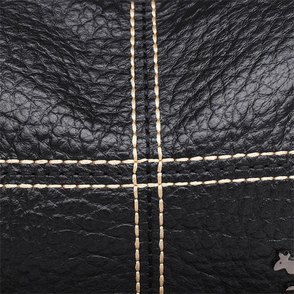 Bolsa Tiracolo de Couro Mush Preto