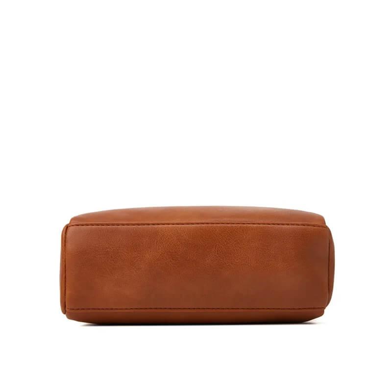 Bolsa Tiracolo de Couro Sarah Marrom