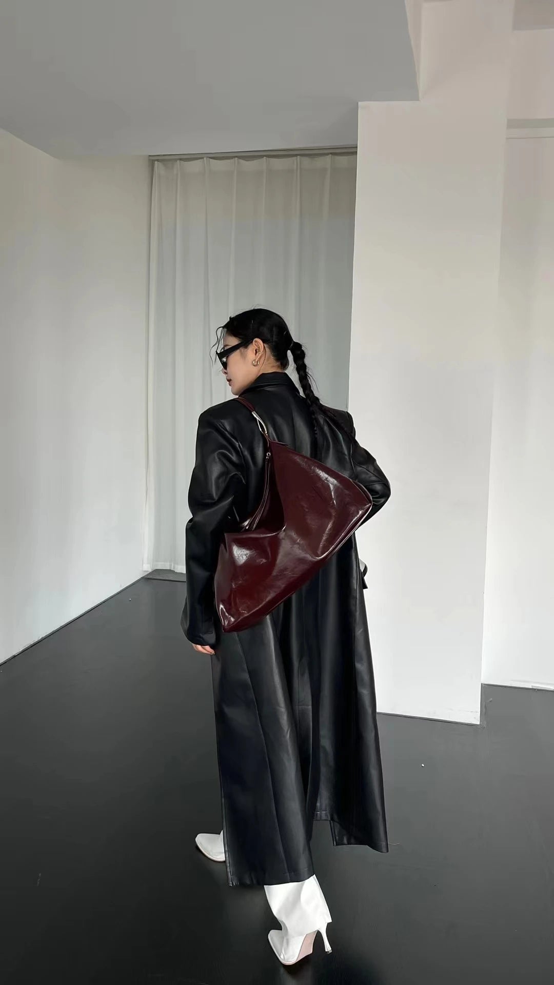 Bolsa Tote Vintage Morgana Vinho