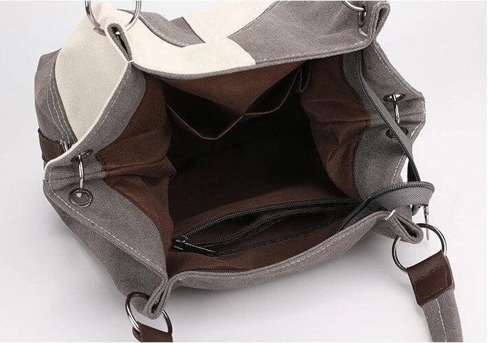 Bolsa Tote Xadrez Elen Cinza