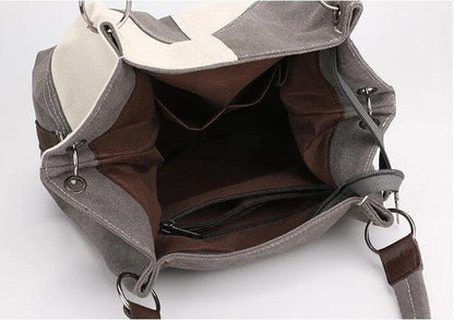 Bolsa Tote Xadrez Elen Cinza