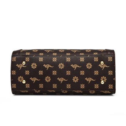 Bolsa Tote de Couro Amelia Cafe