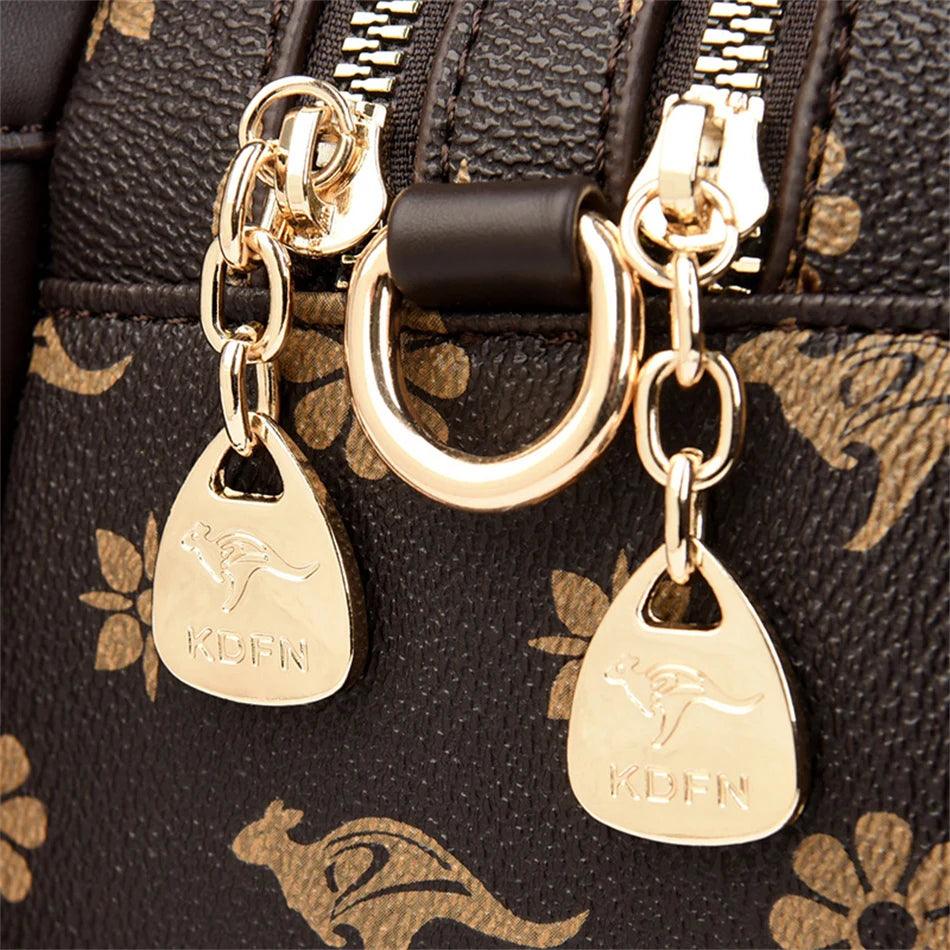 Bolsa Tote de Couro Amelia Cafe