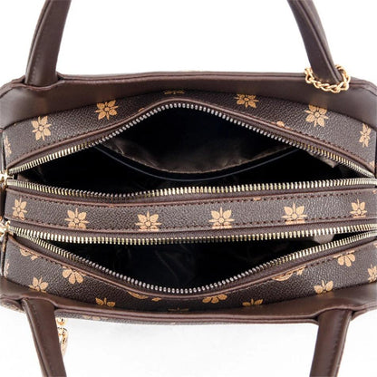 Bolsa Tote de Couro Amelia Cafe