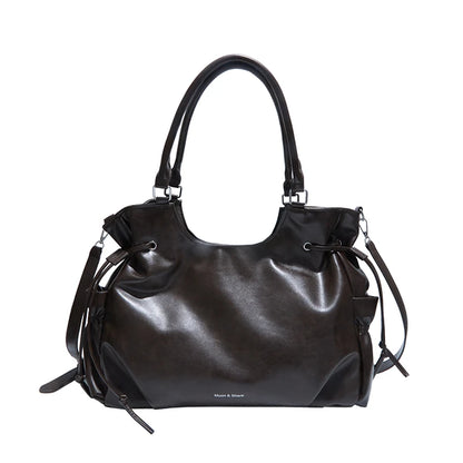 Bolsa Tote de Couro Serenata Café