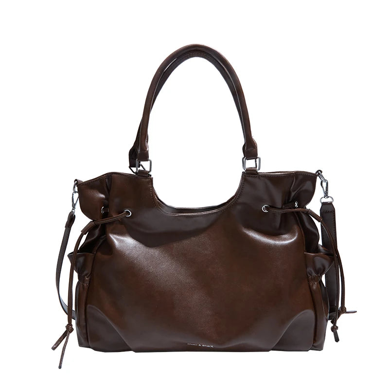 Bolsa Tote de Couro Serenata Marrom