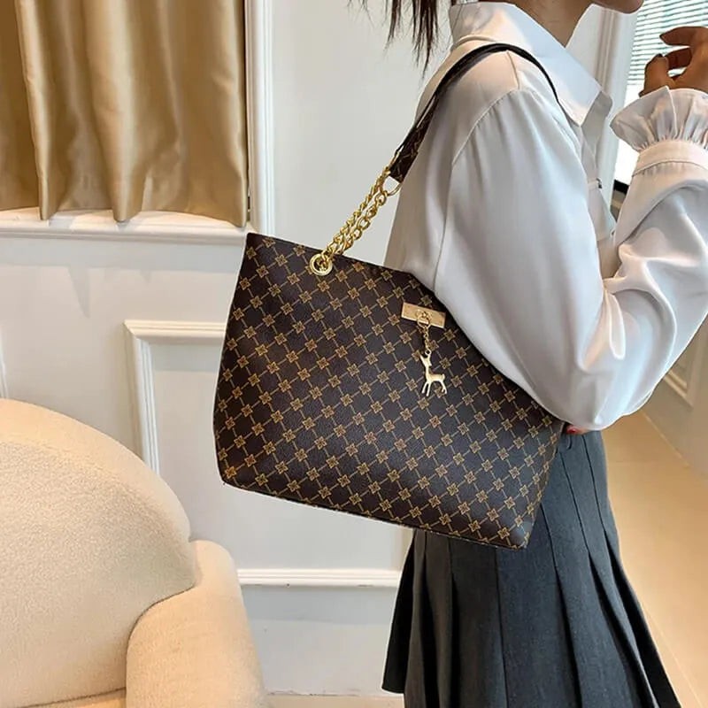 Bolsa Tote Vintage Zoula Café