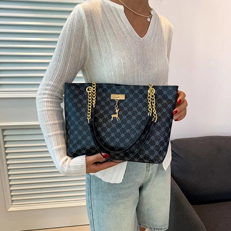 Bolsa Tote Vintage Zoula Preto