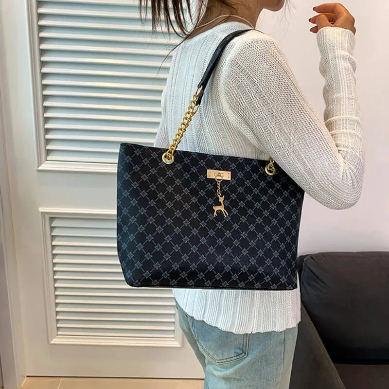 Bolsa Tote Vintage Zoula Preto